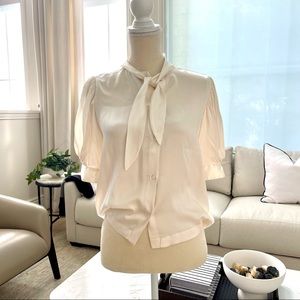NWT Masscob Silk Blouse